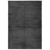 VidaXL tapis iza poils ras scandinave 140x200 cm anthracite
