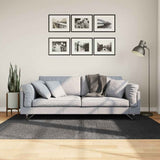VidaXL tapis iza poils ras scandinave 140x200 cm anthracite