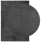 VidaXL Tapis IZA poils courts scandinave 160x230 cm anthracite