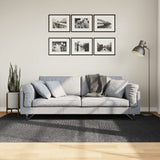 VidaXL Tapis IZA poils courts scandinave 160x230 cm anthracite