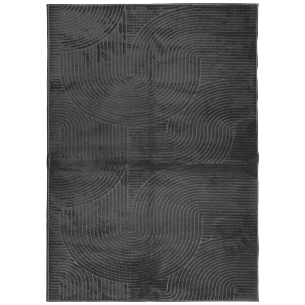 Vidaxl Rug Iza Low -Bile Scandinavian 200x280 cm Anthracite