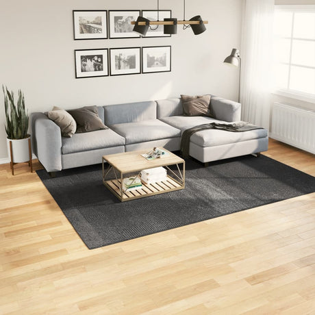 VidaXL tapis iza poils ras scandinave 200x280 cm anthracite