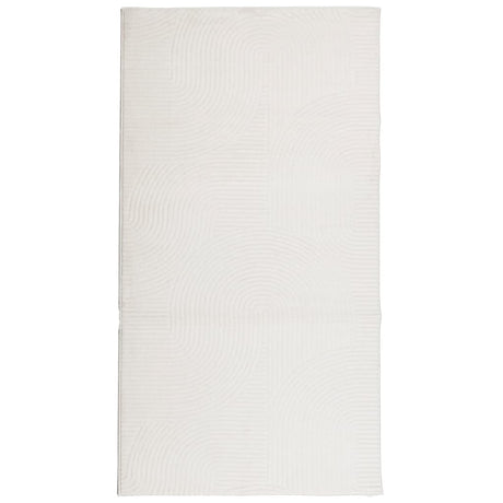 VidaXL tapis Iza poils courts scandinave 80x150 cm crème