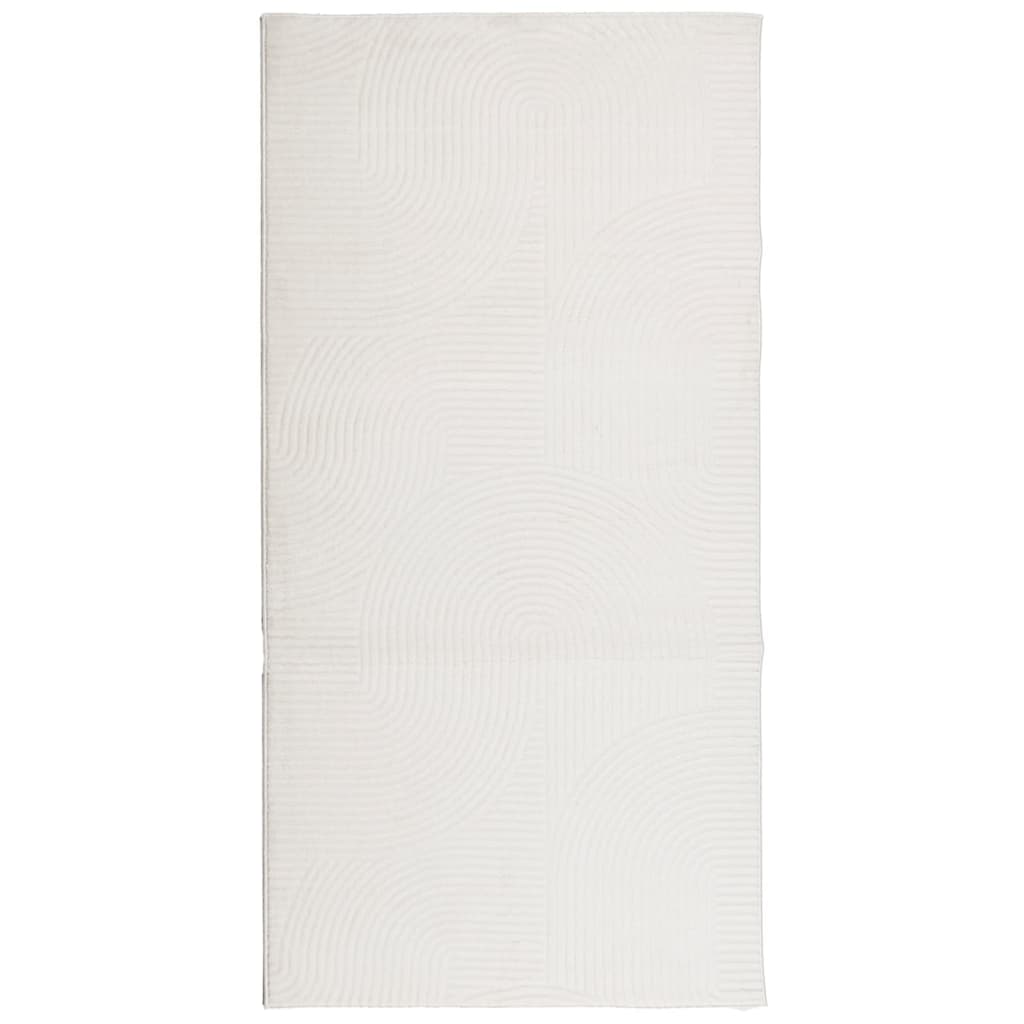 Vidaxl Rug Iza Low -Pile Scandinave 100x200 cm Crème