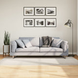 VidaXL tapis Iza poils courts scandinave 100x200 cm crème