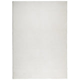 VidaXL tapis Iza poils courts scandinave 140x200 cm crème