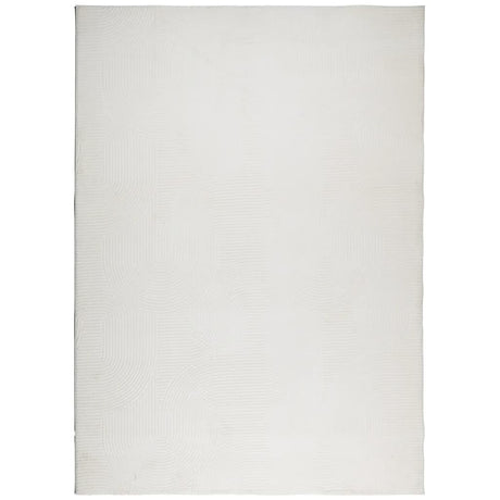 VidaXL tapis Iza poils courts scandinave 200x280 cm crème