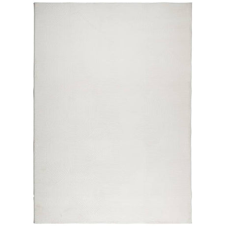 VidaXL Tapis IZA poils courts scandinave 240x340 cm crème