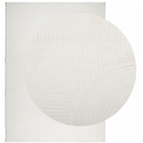 VidaXL Tapis IZA poils courts scandinave 240x340 cm crème