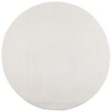 Vidaxl Rug Iza Low -Pile Scandinavian Ø 100 cm Crème -Colored