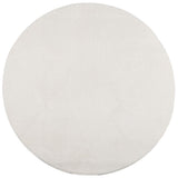 Vidaxl tapis iza poils courts scandinave ø 120 cm crème