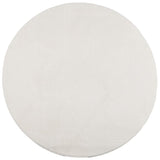 Vidaxl rug IZA Low -pile Scandinavian Ø 200 cm cream -colored