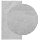VidaXL tapis Iza poils courts scandinave 80x150 cm gris