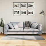 VidaXL tapis Iza poils courts scandinave 80x150 cm gris