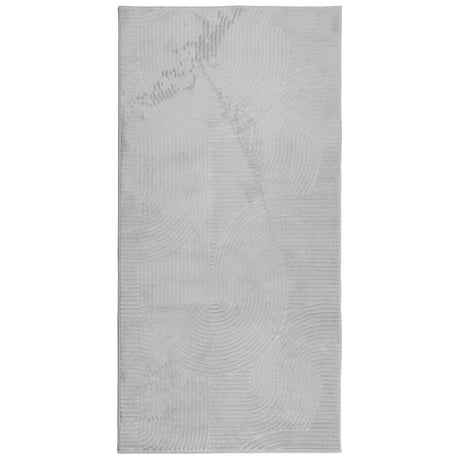 VidaXL tapis Iza poils courts scandinave 100x200 cm gris