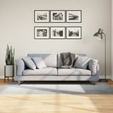 VidaXL tapis Iza poils courts scandinave 100x200 cm gris