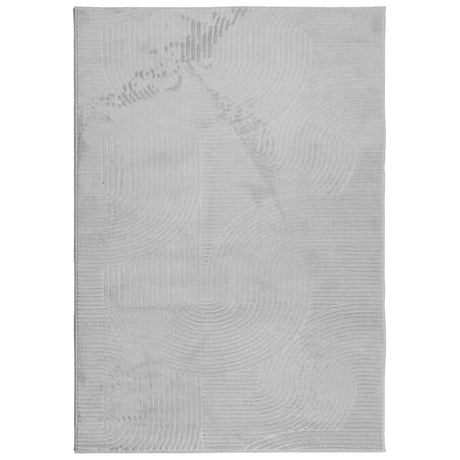 VidaXL tapis Iza poils courts scandinave 120x170 cm gris