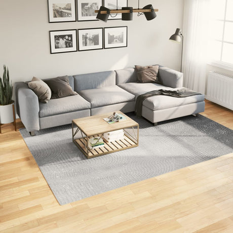 VidaXL tapis Iza poils courts scandinave 200x280 cm gris