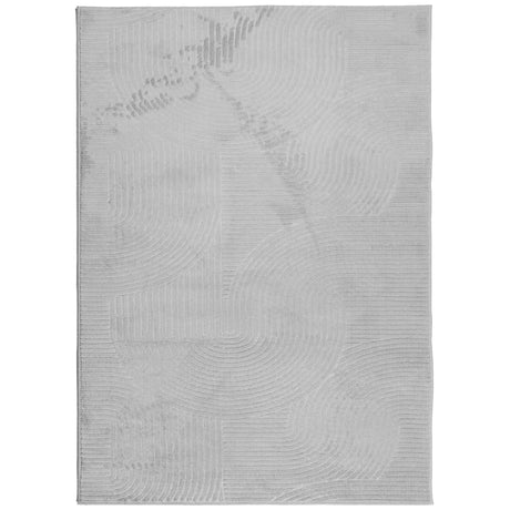 VidaXL tapis Iza poils courts scandinave 240x340 cm gris