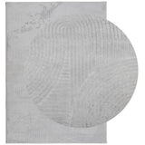 VidaXL tapis Iza poils courts scandinave 240x340 cm gris