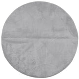 Vidaxl tapis iza poils courts scandinave ø 200 cm gris