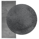 Vidaxl Rug Oviedo Low -Pile 80x200 cm Anthracite -farvet