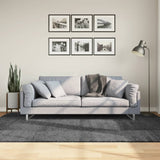 Vidaxx tapis oviedo poils ras 160x230 cm anthracite
