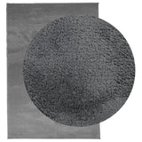 VidaXL tapis oviedo poils ras 200x280 cm anthracite