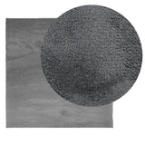 Vidaxl rug Oviedo Low -pile 240x240 cm anthracite -colored