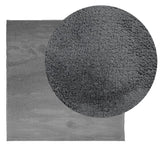 VidaXL Tapis OVIEDO poils ras 240x240 cm anthracite