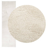 VidaXL tapis oviedo poils ras 80x250 cm beige