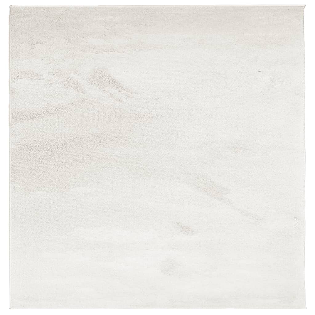 VidaXL Tapis OVIEDO poils ras 120x120 cm beige