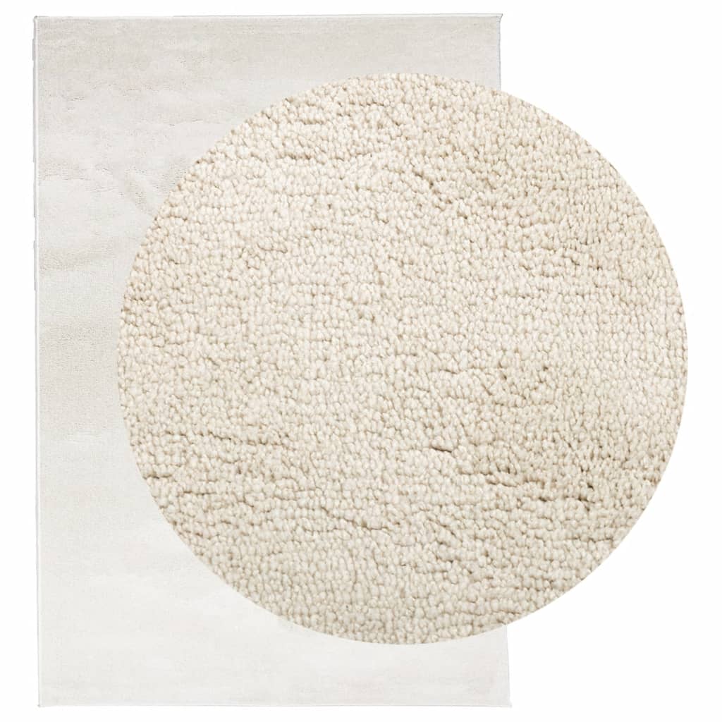 Vidaxl rug Oviedo Low -pile 120x170 cm Beige