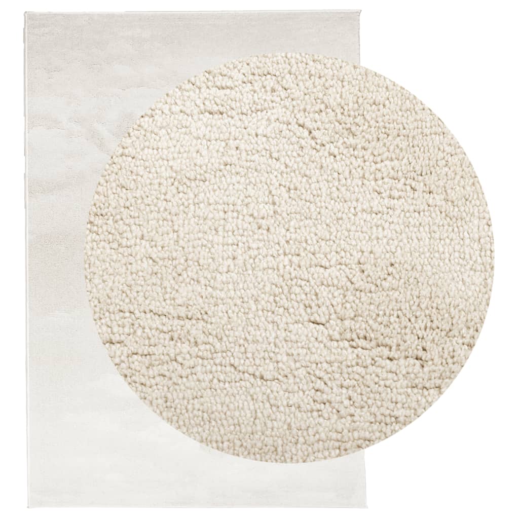 Vidaxl Rug Oviedo lav haug 160x230 cm beige