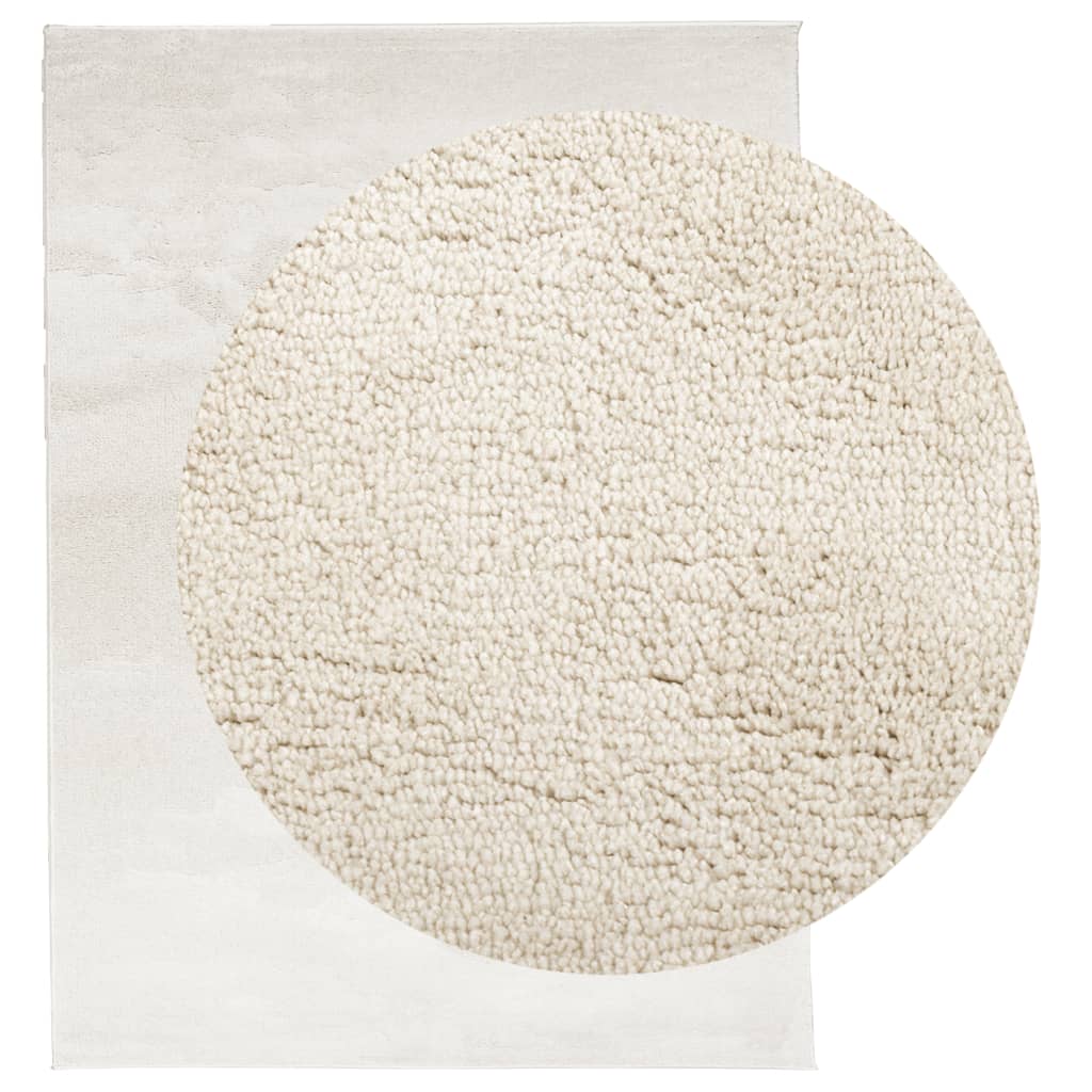 Tapis vidaxl Oviedo Low -Pile 240x340 cm beige