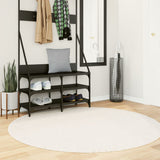 Vidaxl -mattan Oviedo Low -Pile Ø 160 cm beige