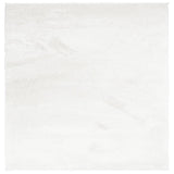 VidaXL tapis oviedo poils ras 120x120 cm crème