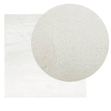 VidaXL tapis oviedo poils ras 120x120 cm crème