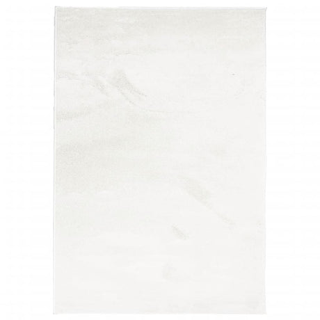 Vidaxx tapis oviedo poils ras 160x230 cm crème