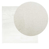 VidaXL Tapis OVIEDO poils ras 200x200 cm crème