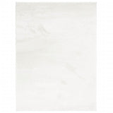VidaXL Tapis OVIEDO poils ras 240x340 cm crème