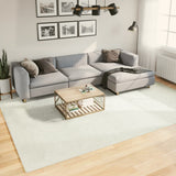 VidaXL Tapis OVIEDO poils ras 240x340 cm crème