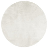 VidaXL Tapis OVIEDO poils ras Ø 160 cm crème