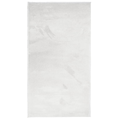 VidaXL tapis oviedo poils ras 60x110 cm gris
