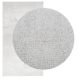 VidaXL tapis oviedo poils ras 80x150 cm gris