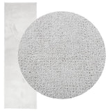 VidaXL tapis oviedo poils ras 80x250 cm gris
