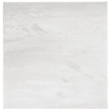 VidaXL tapis oviedo poils ras 120x120 cm gris
