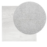 VidaXL tapis oviedo poils ras 120x120 cm gris
