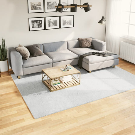 VidaXL tapis oviedo poils ras 200x280 cm gris