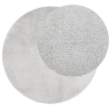 Vidaxx tapis oviedo poils ras ø 100 cm gris